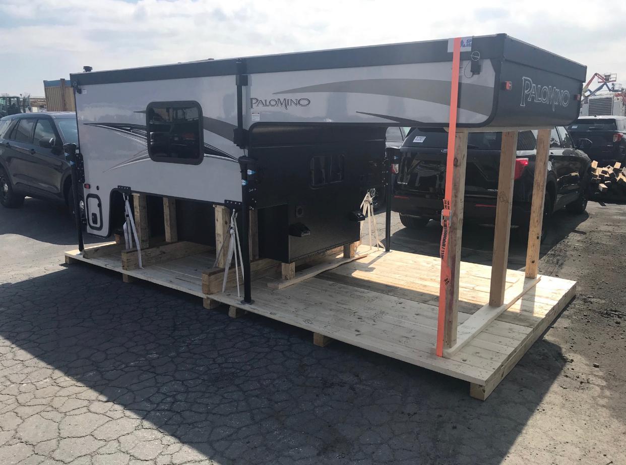 Palomino camper preparation